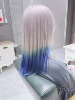 デイズ(days)&nbsp;エンドカラーブルーにホワイトシルバー10代20代