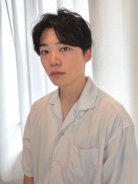 アンニュ(annuy) センターパート アップバング 韓国風パーマ ニュアンスパーマ