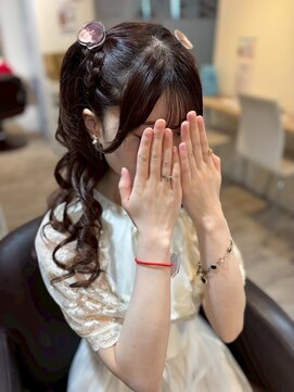 編み上ハーフツイン