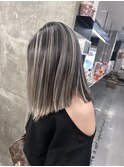 韓国オルチャンレイヤーカット透明感カラー顔まわり前髪カット