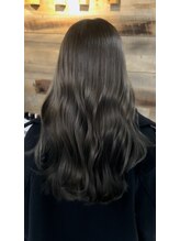 キース ヘアアンドメイク 恵比寿(kith. hair&make) ブリーチなしオリーブグレージュレイヤーハッシュカット髪質改善