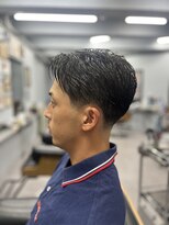 アイコン ブルー メンズ(I-CON #blue MEN'S)&nbsp;テーパーフェード×サイトパートスタイル