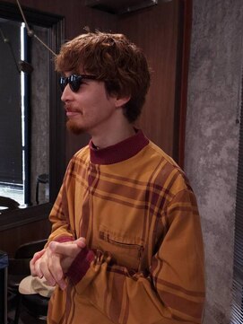 ブロック ジャポン(bloc japon) ブリーチパーマ　マッシュウルフ メンズパーマ/池田裕和