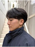 コンパクト毛流れセンターパート