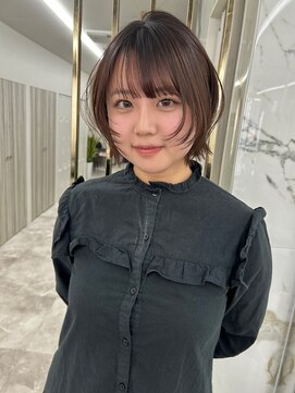 エトワール(ETOILE) レイヤーボブ/フェイスレイヤー/暗髪カラー