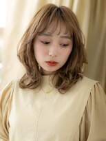 カバーヘア イヴ 戸頭店(COVER HAIR EVE)&nbsp;オン眉/ハッシュカット/ミルクティーベージュ/ダブルカラーe