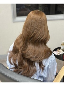 インク 渋谷(INK.) ミルクティーブロンドニュアンスウルフワンホンレイヤー渋谷