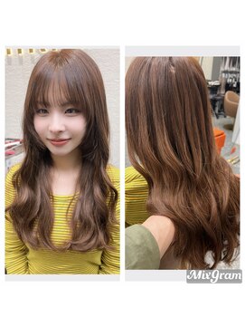 ミリム 栄矢場町店(MIRiM) 【ショート→ロング】カラー＋高品質シールエクステ８０本