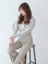 ラフィス ヘアー シーン 調布店(La fith hair scene) 【La fith】ラフウェーブ×グレージュカラー