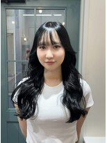 hyon myon/RISEbyREVO 綾瀬店【ヒョンミョン】&nbsp;ハッシュカット/デザインカラー/グレージュ[綾瀬駅/韓国ヘア]