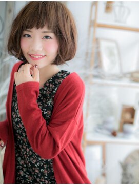 カバーヘア 上尾西口店(COVER HAIR) ■mod's上尾8-3★■ガーリー&キュートな前下がりボブ