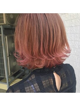 ヘアーサロン オンリーホープ(HAIR SALON ONLY HOPE) ONLY-HOPE【スズキリュウタ】　ピンクグラデーション