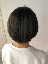 スタジオ アルファプラス 日暮里店(studio α+)&nbsp;ブルーアッシュ×レイヤーボブ♪【スタジオアルファプラス】