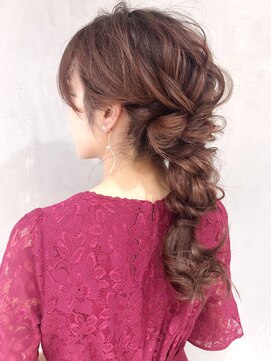 アルバム 渋谷パルコ(ALBUM) テールアレンジ編みおろし_厚めバングローライト_ba277604