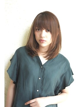 ネオリーブテラスアンドラヴィ(Neolive terrace&Lavie) 王道☆ナチュ内巻きセミロング(岩間健司)