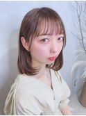艶サラナチュラルストレートボブ