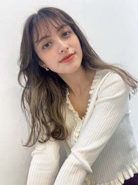 ラボヌール ヘアーウル 春日部西口店(La Bonheur hair heureux) ハイライト×重めロング