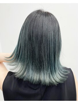 アライブ キチジョウジ(ALIVE Kichijoji) エアタッチバレイヤージュ/インナーカラー/ペールグリーン