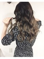 エルソル(Elsol) 【Elsol】バレイヤージュモカベージュ