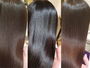 アクロス ヘアーデザイン 溝の口店(across hair design)の写真/【溝ノ口駅2分】[サラサラ縮毛矯正+カット¥8000][前髪縮毛矯正+カット¥6500]気になるうねりやクセを解消！