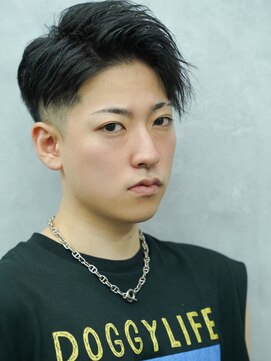 クロムトウキョウ ザ バーバー ネオン 新宿店(CHROM TOKYO the Barber ne/on) パンクソフトツイストかき上げ