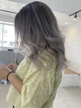 プルメリアドット(Plumeria.) silver × グラデーション