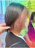 インナー×ピンクベージュ
