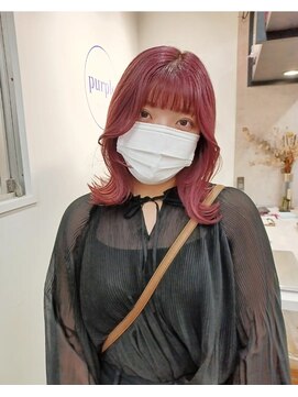 パープル(purple) ベリーピンク