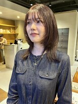 ヘアー アイス ルーチェ(HAIR ICI LUCE) レイヤーカットロングレイヤーロングウルフ暖色カラー/中西