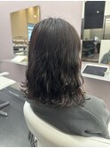 ボブ 波巻きパーマ 11月