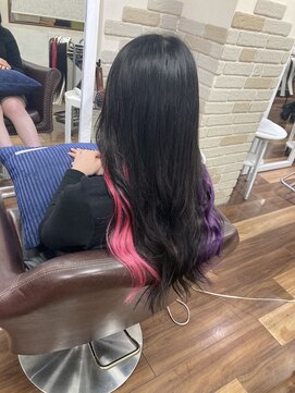 アーチフォーヘア 心斎橋店(a-rch for hair) ミリエクステオリジナルインナーカラー