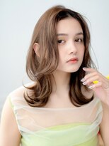 ラカトッカ(LAKA TOCCA) ミディアムレイヤーアンニュイ外ハネ