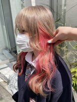 ウーロス(uros.)&nbsp;【SENA】ミルクティーベージュ インナーピンク ハイトーン