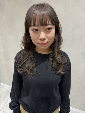 マッシュ 天王寺あべの(MASHU) 透明感グレージュ×ランダムレイヤー