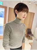 *滝田*似合わせショート20代30代40代ボブ小顔透明感カラー