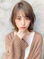 20代30代40代◎艶感くびれヘア前髪こなれヘアウェーブパーマ