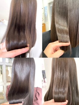 ハナ ビューティーヘアー(hana.)の写真/《女性スタッフが多い&女性の為のトータルビューティーサロン》Aujua取り扱いサロン*自分の髪が好きになる*