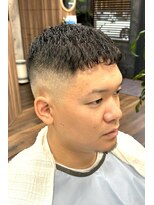 ヘアーサロン おおくぼ(HairSalonおおくぼ)&nbsp;濡れパン×スキンフェードスタイル