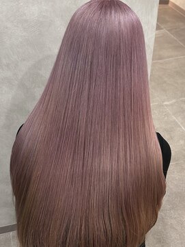 ジーナ 渋谷本店(Zina) 【 ホワイトピンク (ブリーチ2回)】