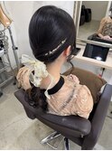 ヘアセット★タイトリボンアレンジ