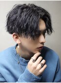 センターパート波巻きパーマスパイラルパーマツイストスパイラル