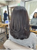 40代50代お呼ばれ女子会に人気のセミロングレイヤー