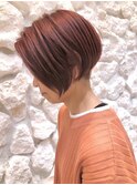 Moana【川口】#ショート#ショートボブ#オレンジ#大人可愛い