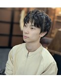 無造作クセ毛風パーマ