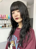 カシェル(cashel)&nbsp;ロングパーマ × 姫カット