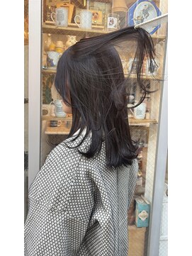 ミント(mint) ラベンダーグレージュとレイヤーカット