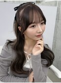 ☆ハーフアップアレンジで可愛いお顔周りカット くびれヘア☆