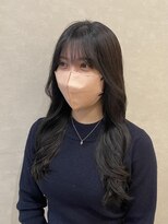 シンプル(Simple)&nbsp;コテ巻き風パーマ