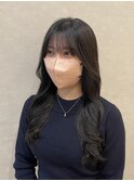 コテ巻き風パーマ