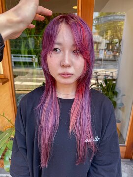 シツ(situ) ロングスタイル デザインカラー